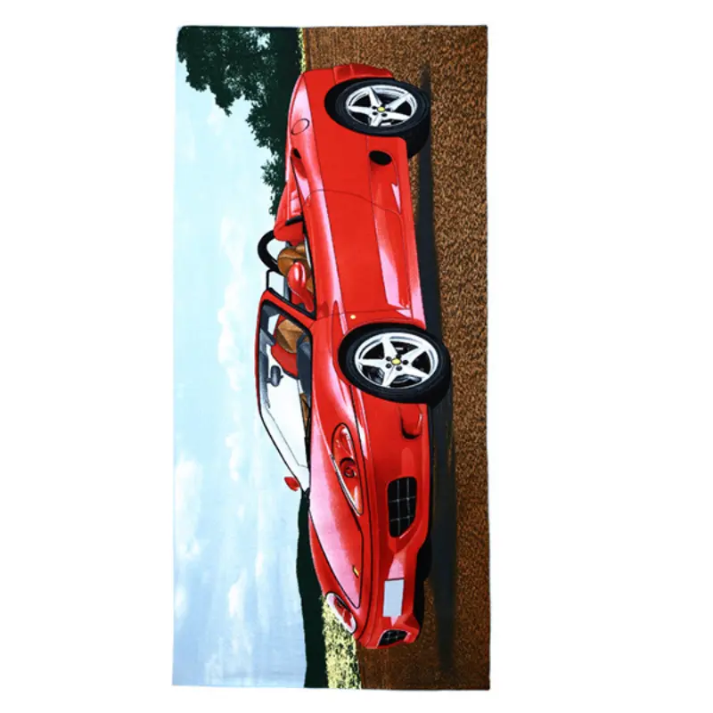 Swimming Couples Beach Towel Ultra-fine Fiber Active Printed Towels No Fading Sun Shawl Yoga Towel Running Quick Drying Towel