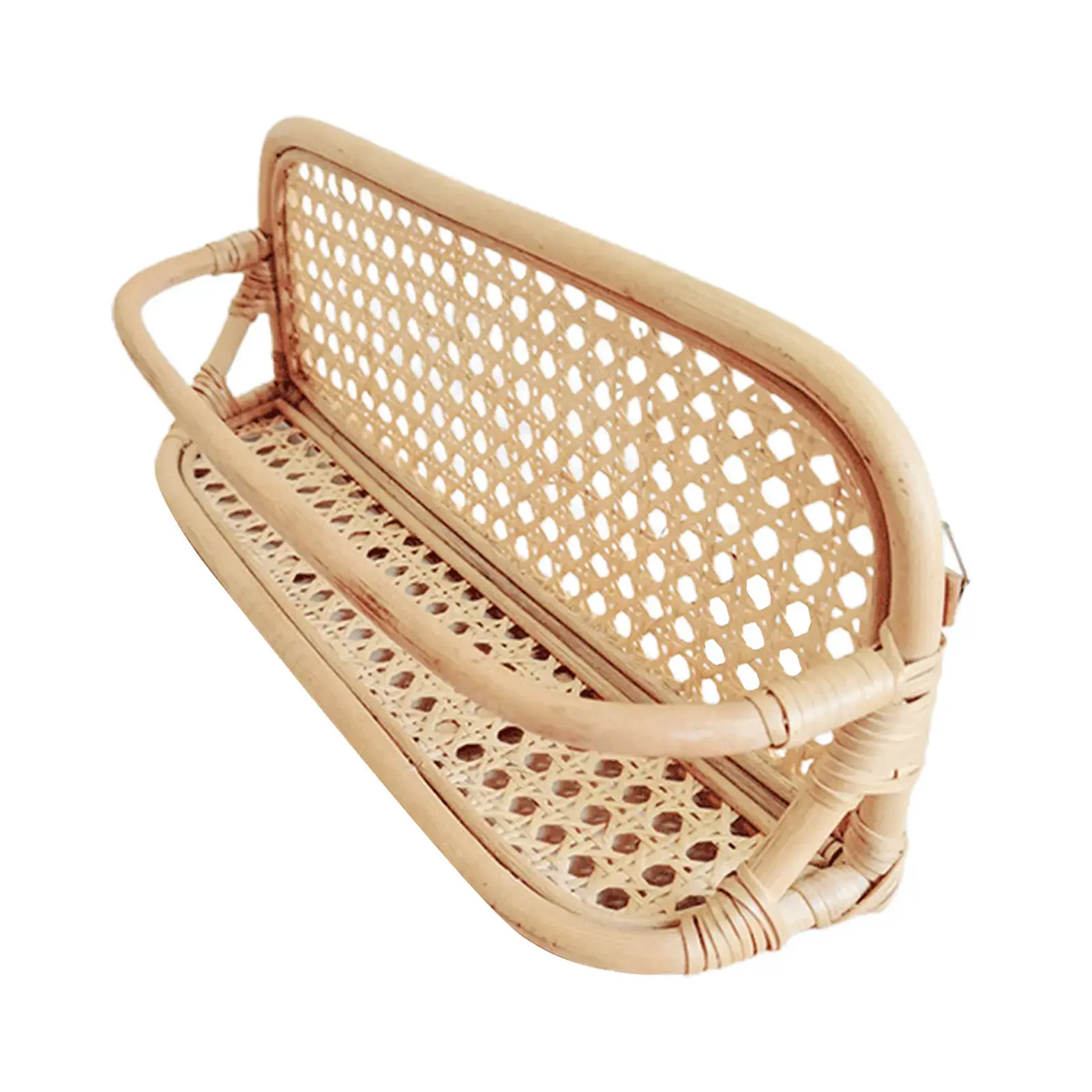 Rattan Wall Hook Hanger Children's Clothing Storage Box Coat Hanger Room Decoration Household Anti-theft Daily Necessities