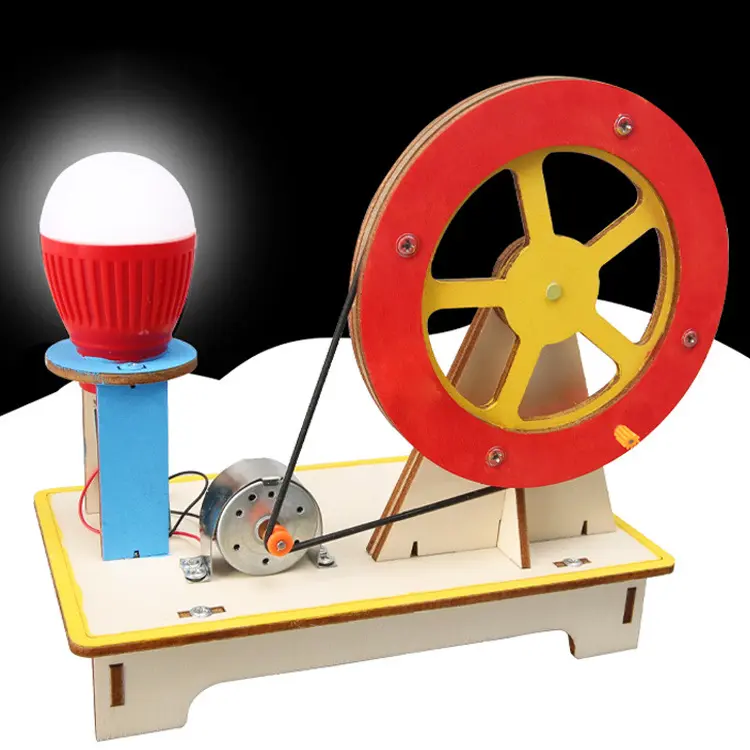 Scientific Experiment Manual Generator DIY Physics Children Educational Manual Toys STEM Experiment Hands-On Ability Tools Gifts