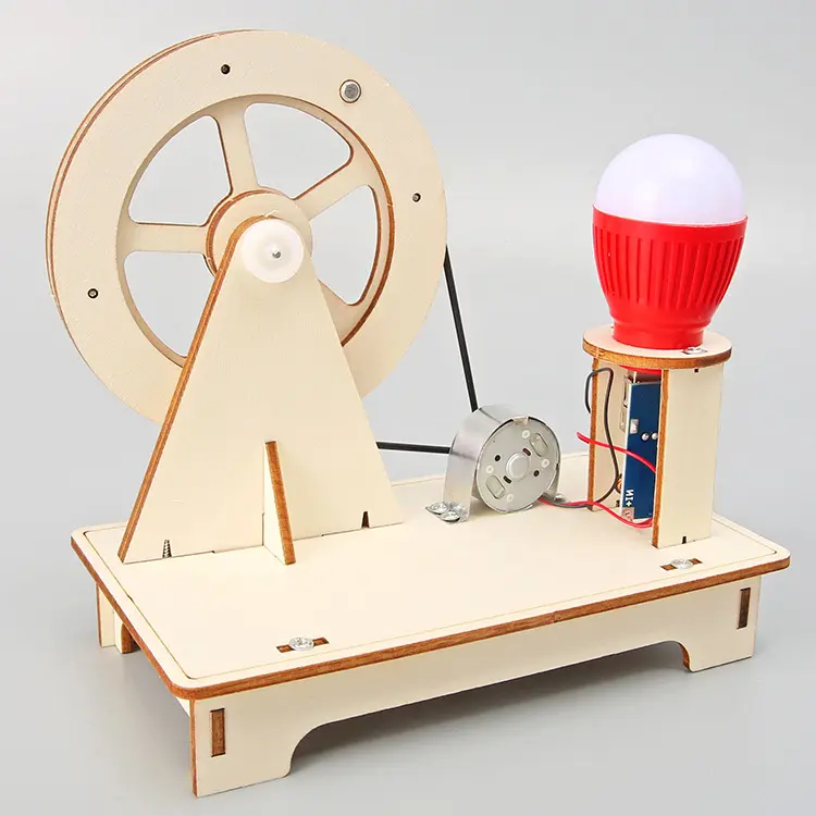 Scientific Experiment Manual Generator DIY Physics Children Educational Manual Toys STEM Experiment Hands-On Ability Tools Gifts