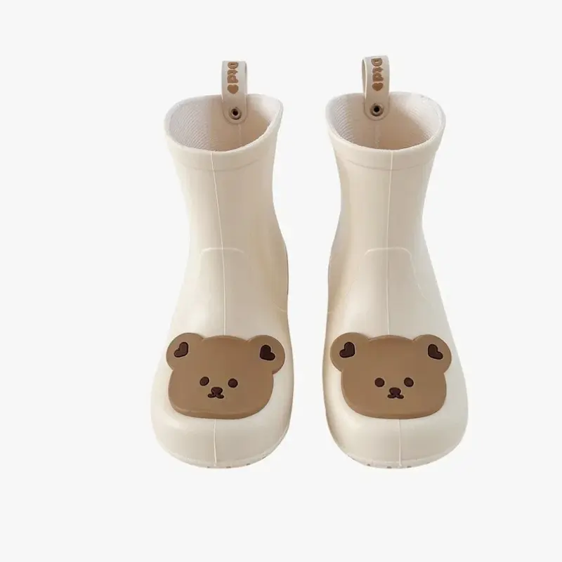 Toddler Kids Rain Boots Children Rubber Rain Boot Cartoon Cute Bear Rabbit Shoes for Boys Girls Waterproof EVA Non Slip