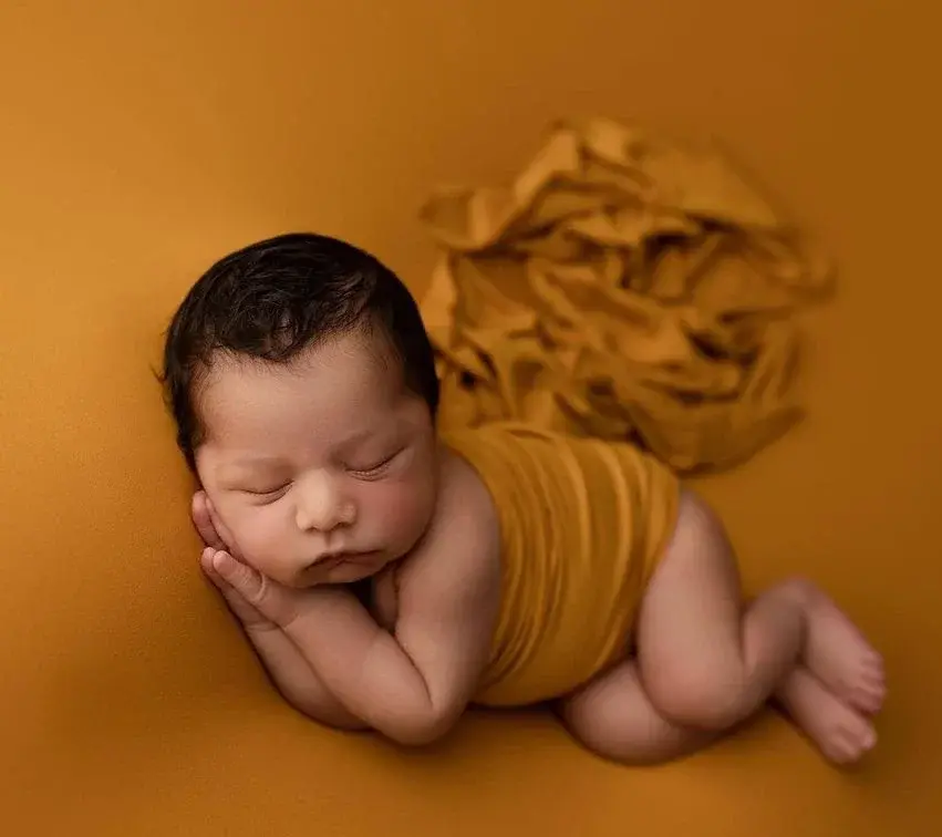 2pcs/set Stretch Wrap Newborn Photography Props Accessories Baby Boy Girl Soft Elastic WrapsBlanket Multi-Colors Swaddlings