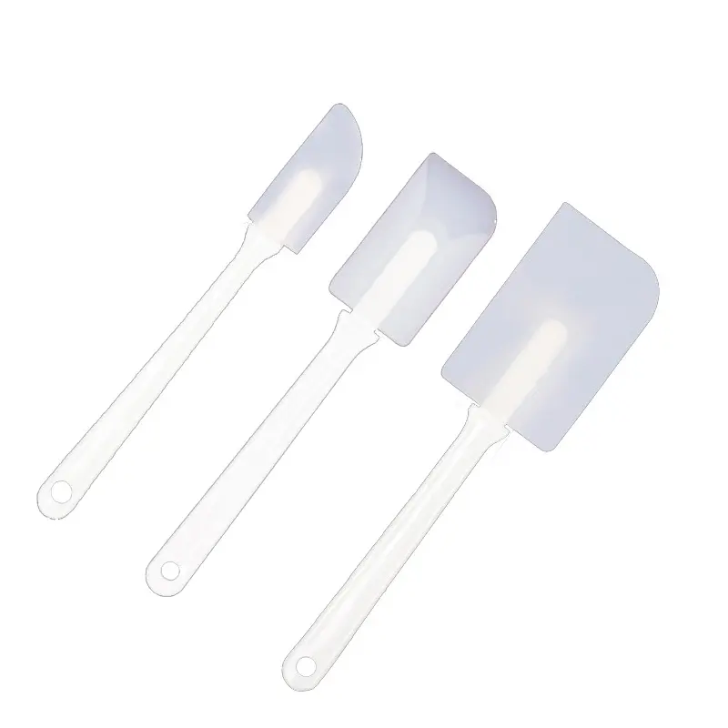 Silicone Cake Scraper Translucent Non-Stick Cake Cream Spatula Kitchen Cooking Pastry Scraper Mold Brush Tool Baking Accessories