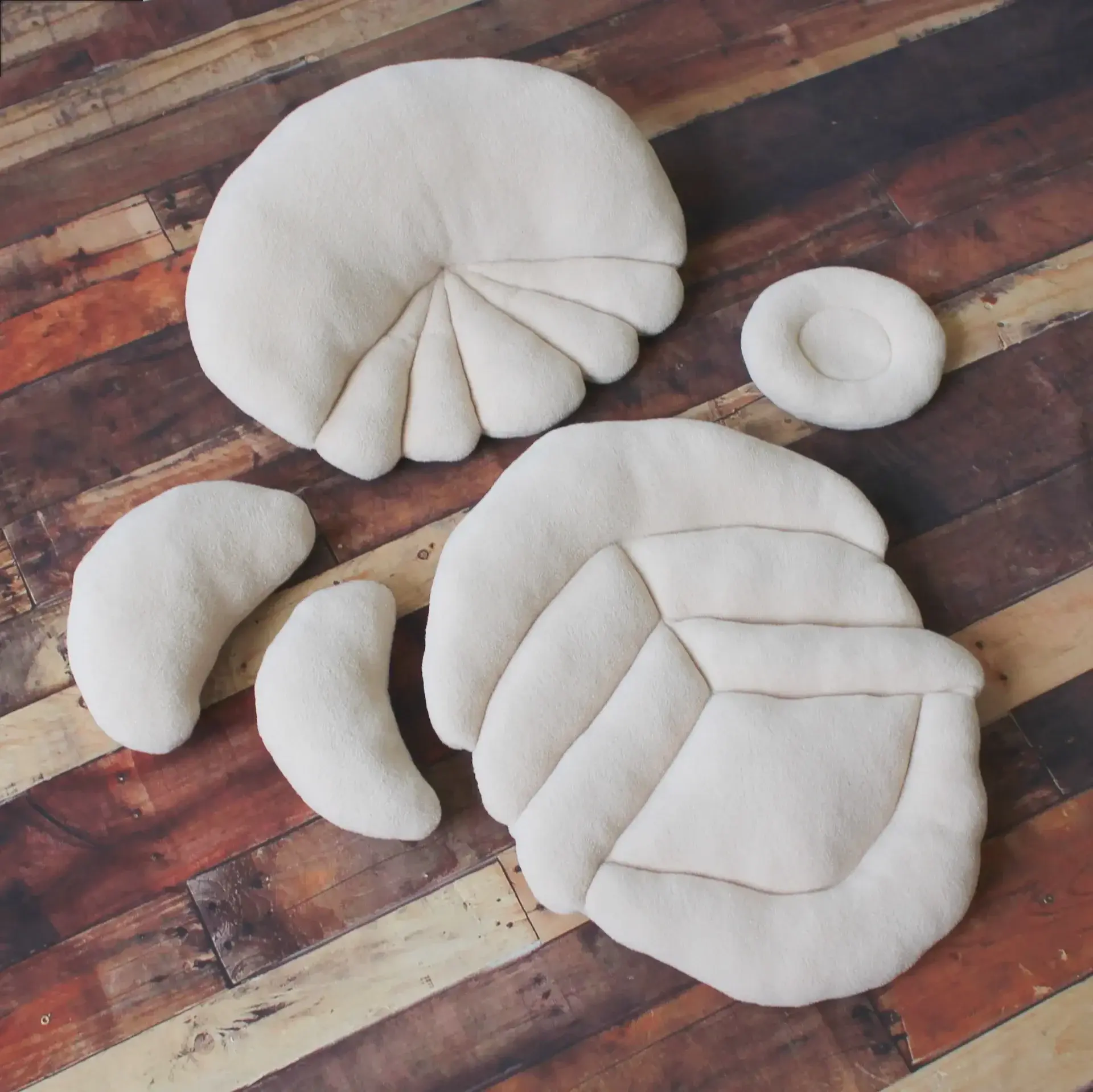 5pcs/set Newborn Photography Props Posing Pillows Pads Aids Poser Basket Mat Cuhsion for Fotografia Accessories Studio Mat