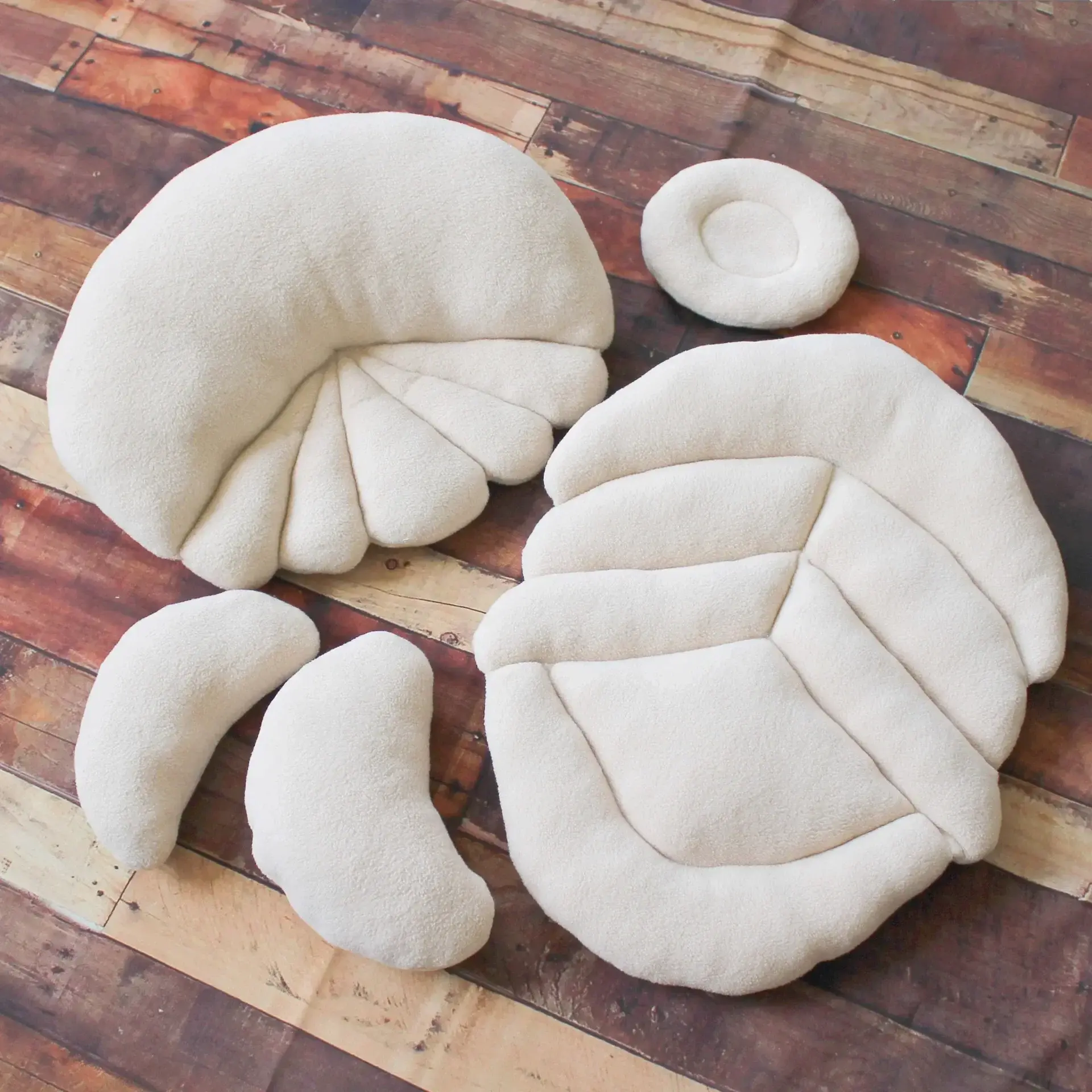5pcs/set Newborn Photography Props Posing Pillows Pads Aids Poser Basket Mat Cuhsion for Fotografia Accessories Studio Mat
