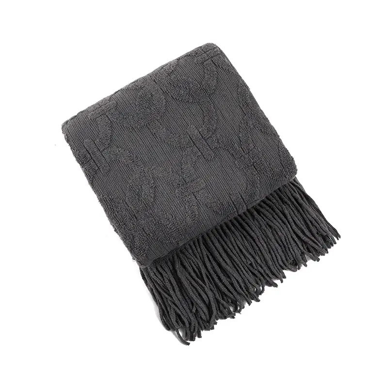 Nordic Plaid Blanket For Bed Sofa Cover Blankets Bedspread for Sofa decorative With Tassel Solid color throw Blanket knitted