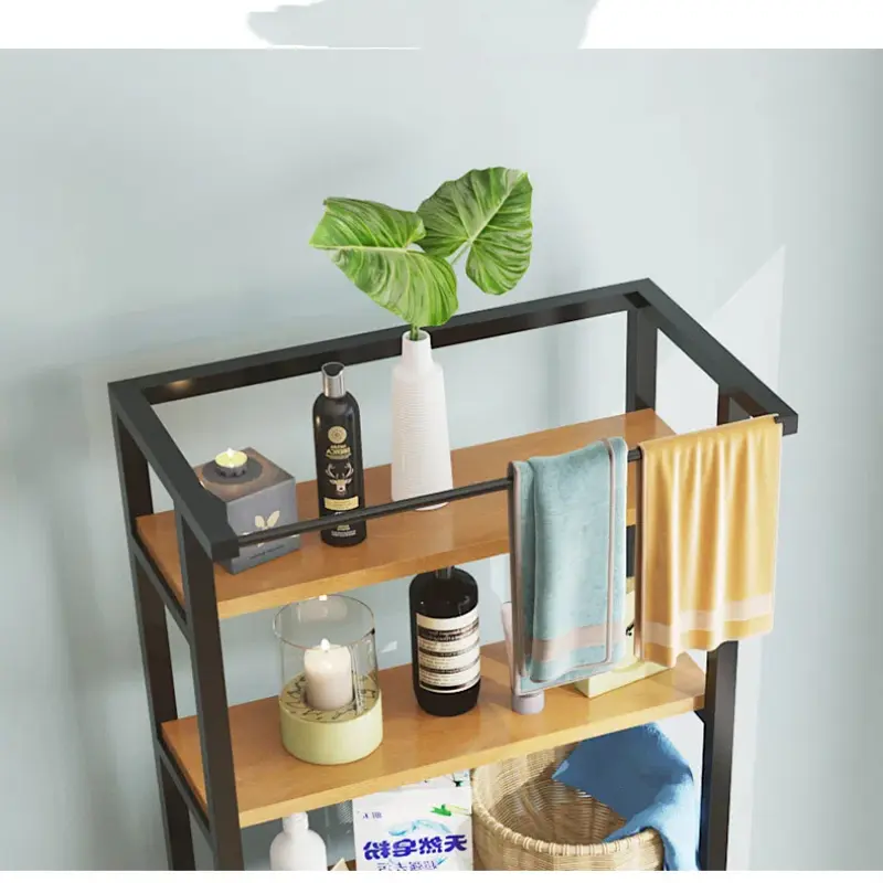 TOILET Storage Organizer Shelf Washing Machine Shelf Carbon Steel Toilet Storage Rack Standing Bathroom Organizer Shelves