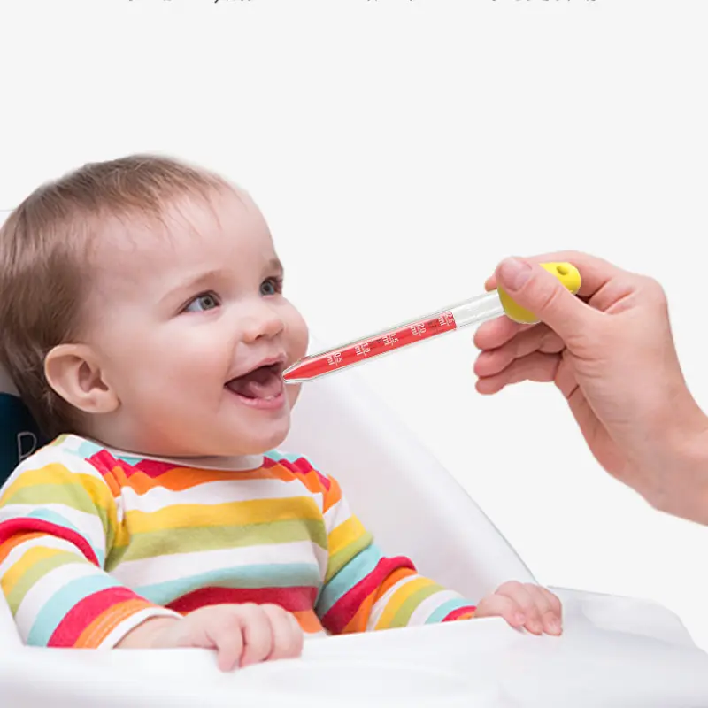 3pcs Set of Silicone Baby Medicine Feeder Anti-Choking Dropper with Graduated Measurements Specially Designed for Children's