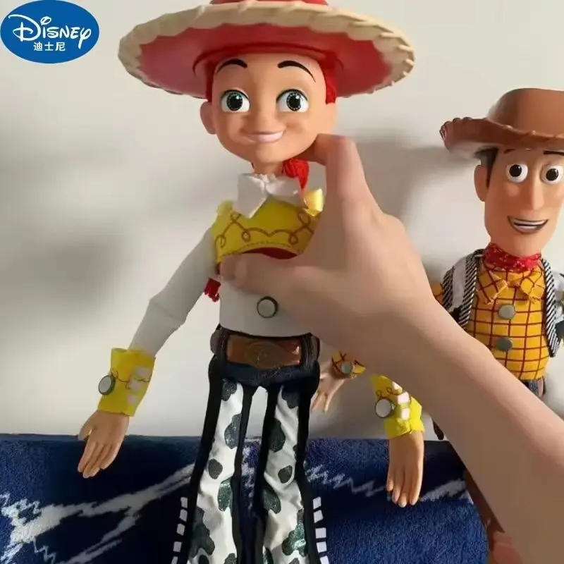 New Anime Disney Toy Story 4 Talking Woody Buzz Jessie Rex Action Figures Anime Decoration Collection Figurine Toys Model For