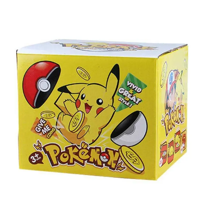 Pokemon Piggy Bank Action Figure Anime Cartoon Pikachu Electronic Plastic Money Box Steal Coin Piggy Bank Pokémon Kid Toys Gift