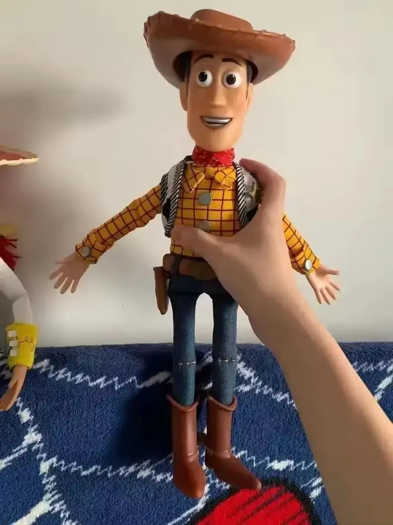 New Anime Disney Toy Story 4 Talking Woody Buzz Jessie Rex Action Figures Anime Decoration Collection Figurine Toys Model For