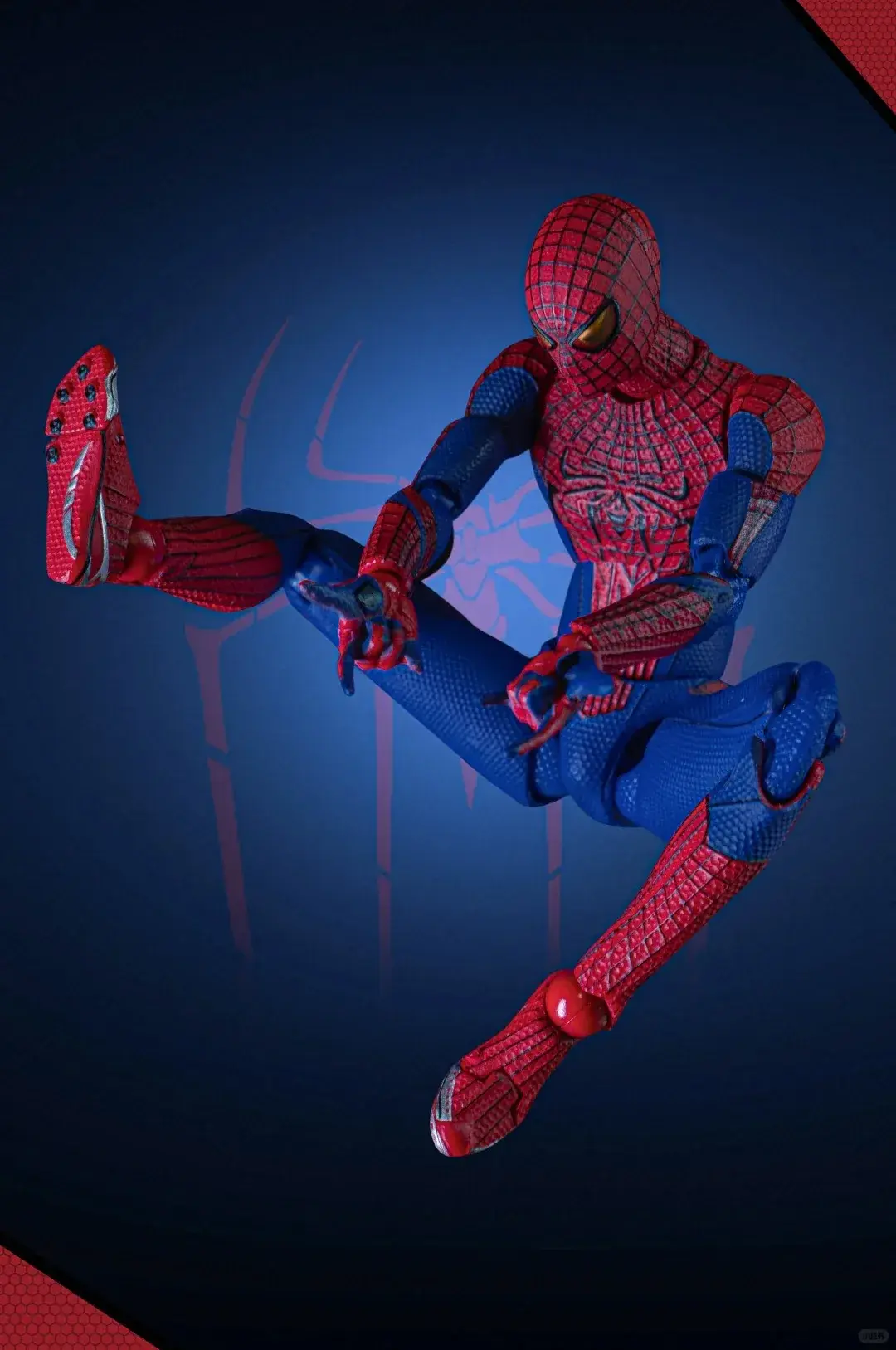 In Stock CT Toys 001 Spiderman Action Figure Mafex 001 The Amazing Spider-Man Figurine Model Andrew Garfield Spider Man Toy Gift
