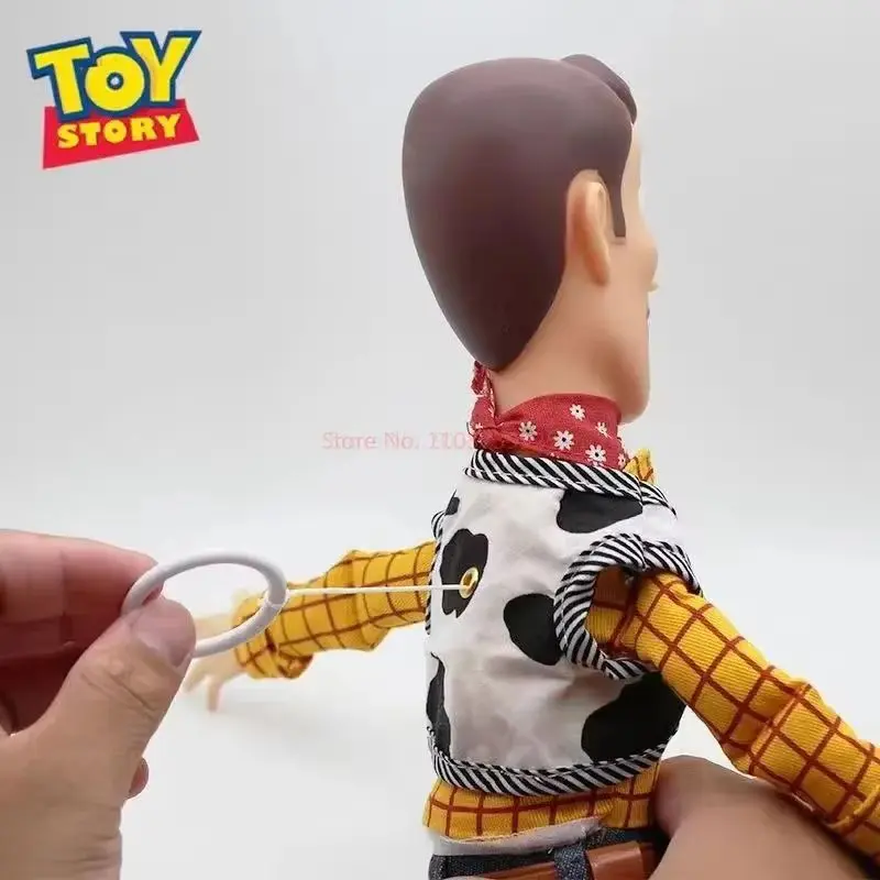 New Anime Disney Toy Story 4 Talking Woody Buzz Jessie Rex Action Figures Anime Decoration Collection Figurine Toys Model For