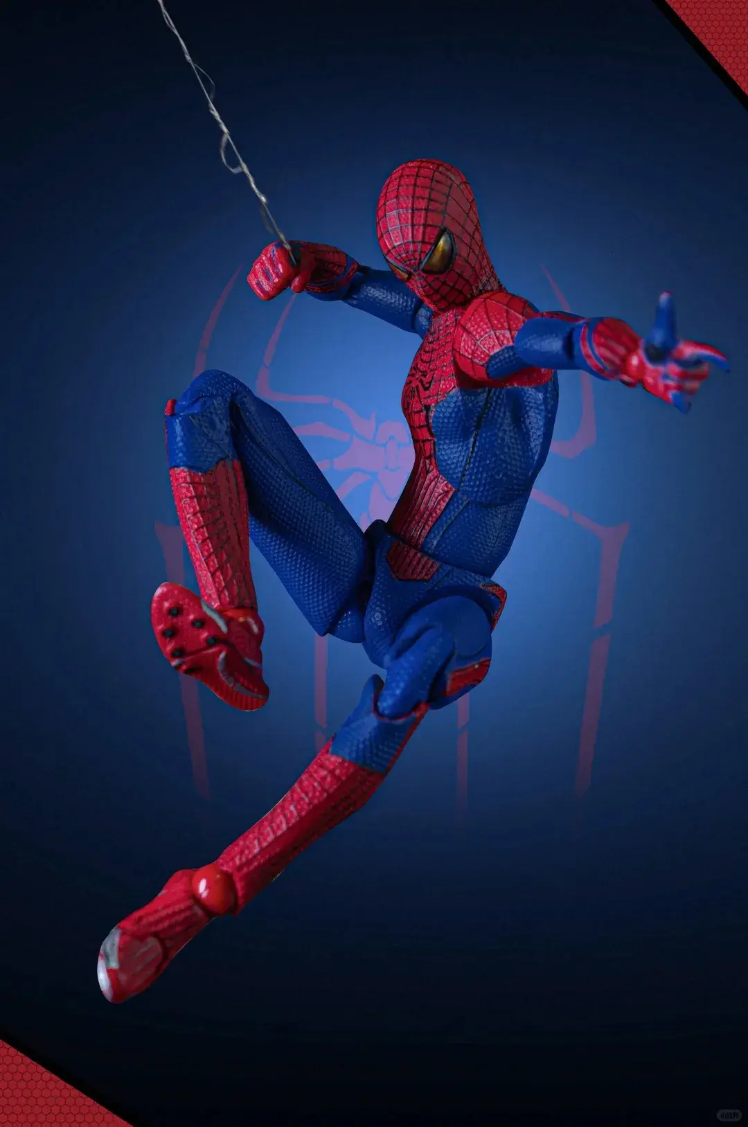 In Stock CT Toys 001 Spiderman Action Figure Mafex 001 The Amazing Spider-Man Figurine Model Andrew Garfield Spider Man Toy Gift