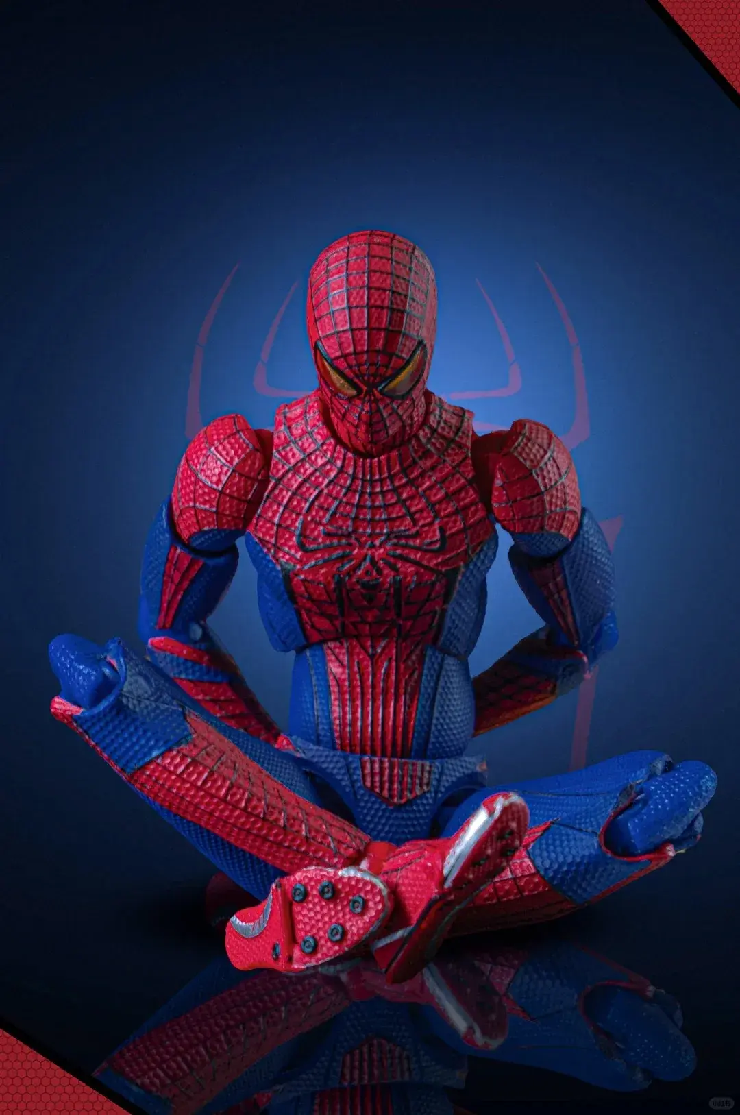 In Stock CT Toys 001 Spiderman Action Figure Mafex 001 The Amazing Spider-Man Figurine Model Andrew Garfield Spider Man Toy Gift
