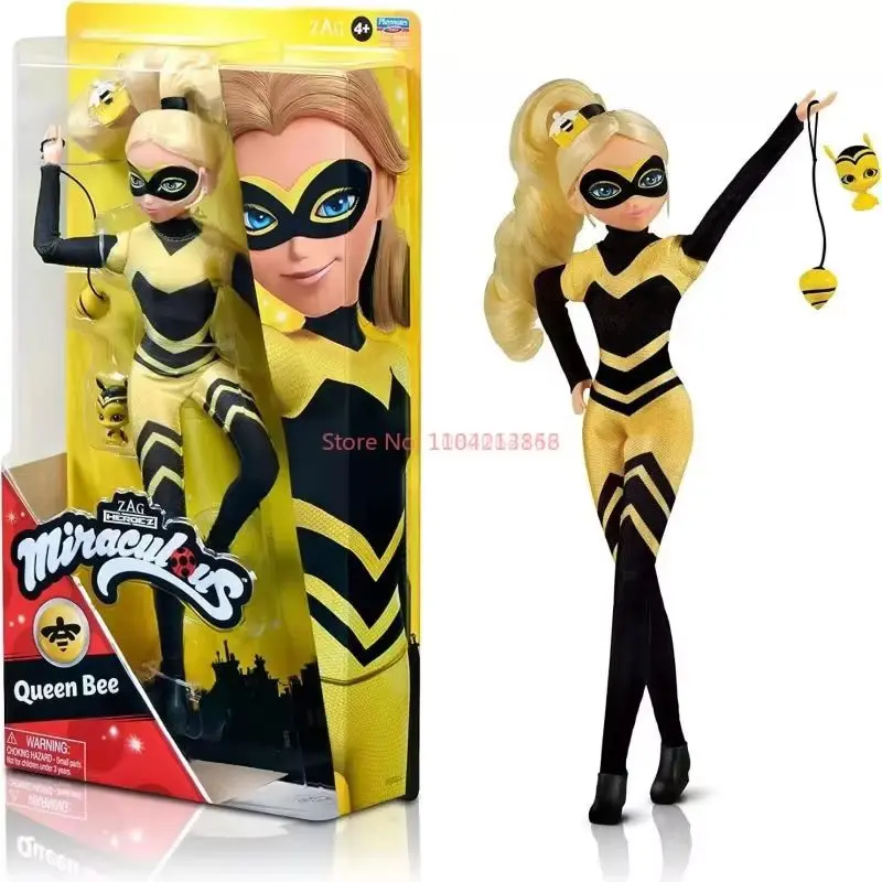 27cm Miraculous Anime Figures Tales Of Ladybugs Mister Bug Marinelles Cat Noir Action Movable Joint Model Toy Gifts For Children