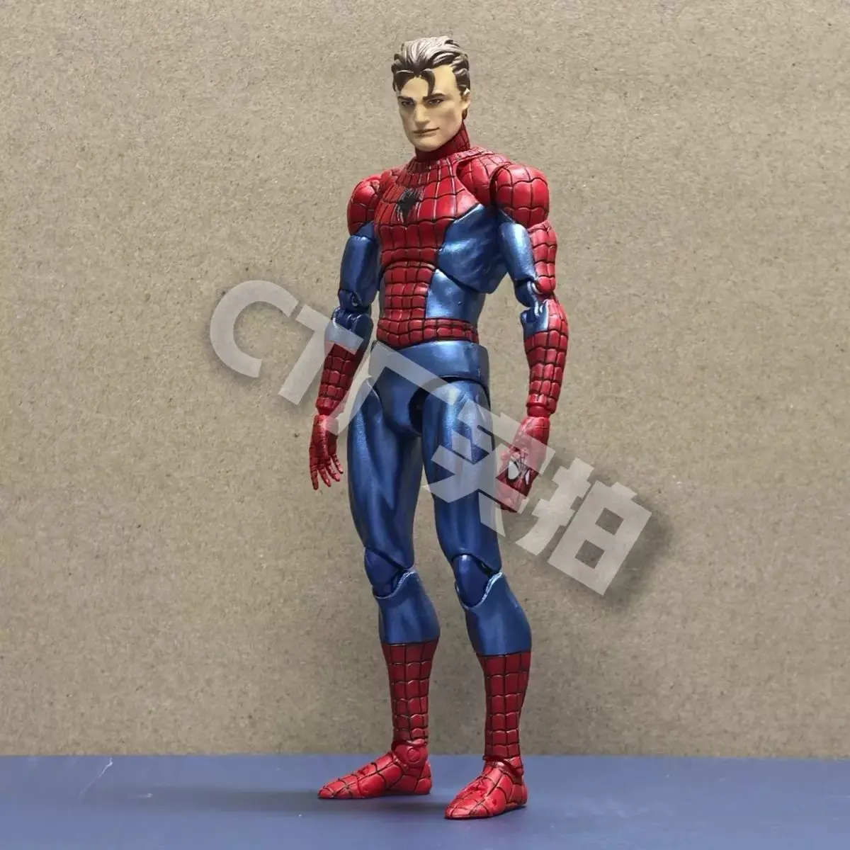 Ct Toys Spiderman Figure Mafex 075 The Anazing Spider-Man Comic Ver Mafex 185 Anime Action Figure  Model Doll Customized Toys