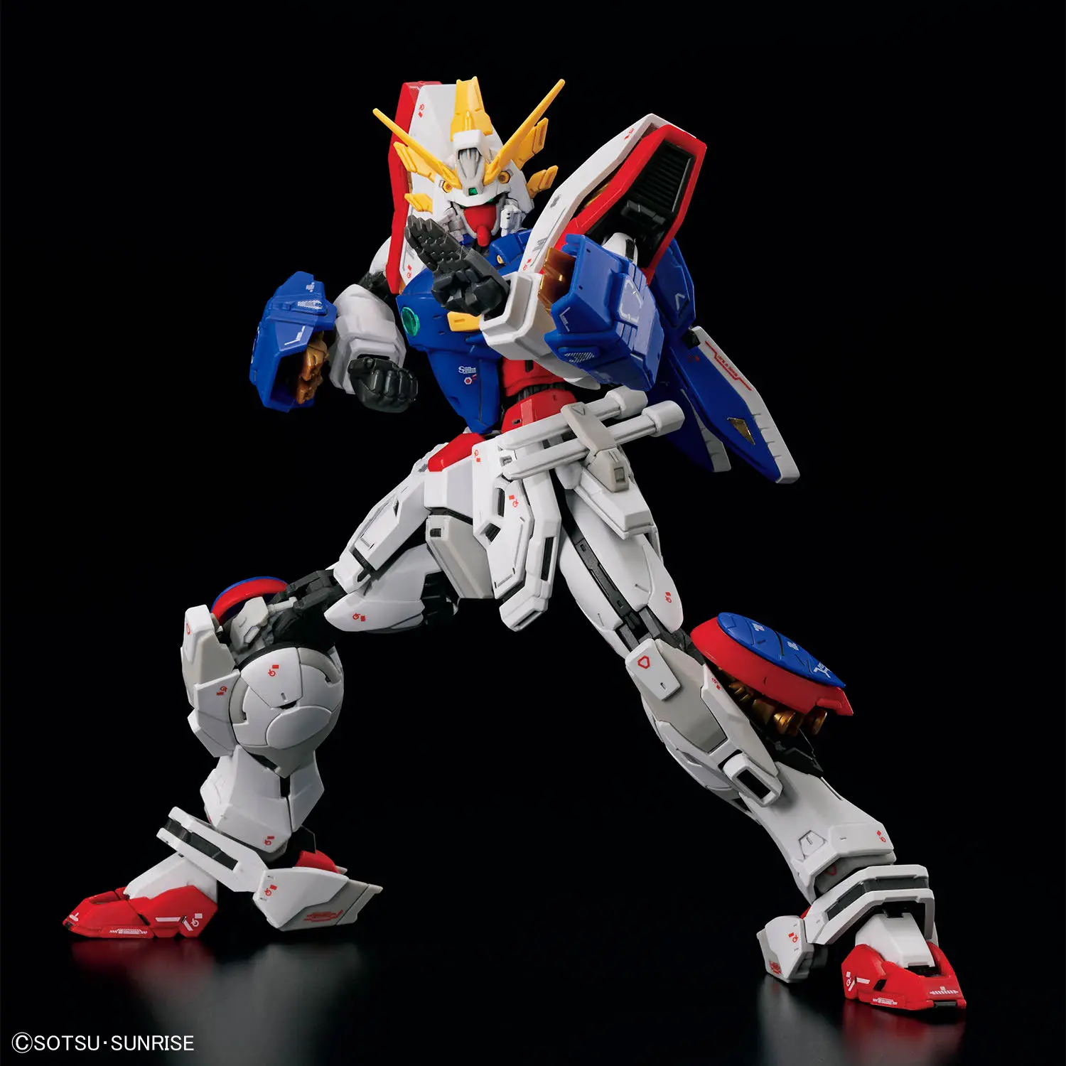 Original Genuine Model BANDAI RG 1/144 Shining Gundam Domon Kasshu's Use Assembly Action Figure Anime Figurine Collections Toys