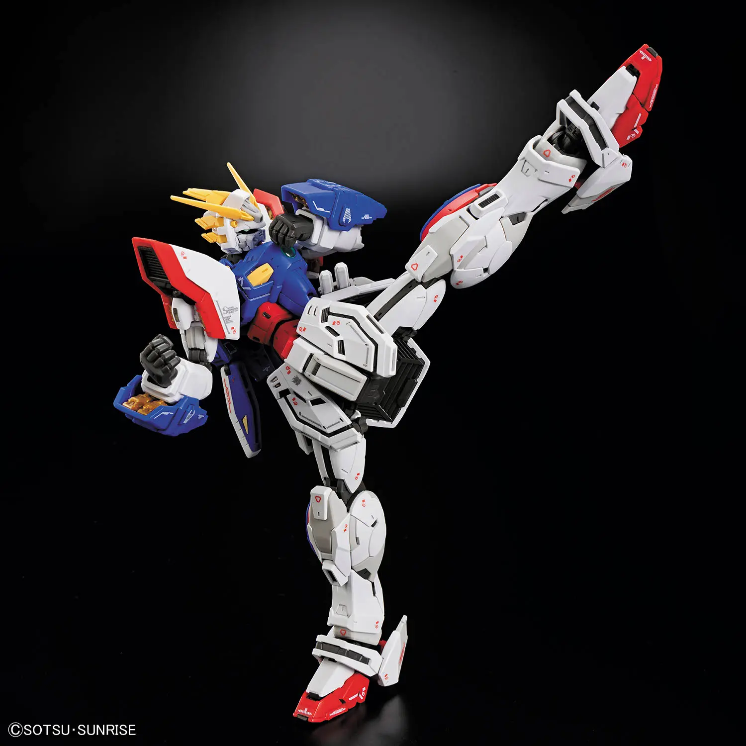 Original Genuine Model BANDAI RG 1/144 Shining Gundam Domon Kasshu's Use Assembly Action Figure Anime Figurine Collections Toys