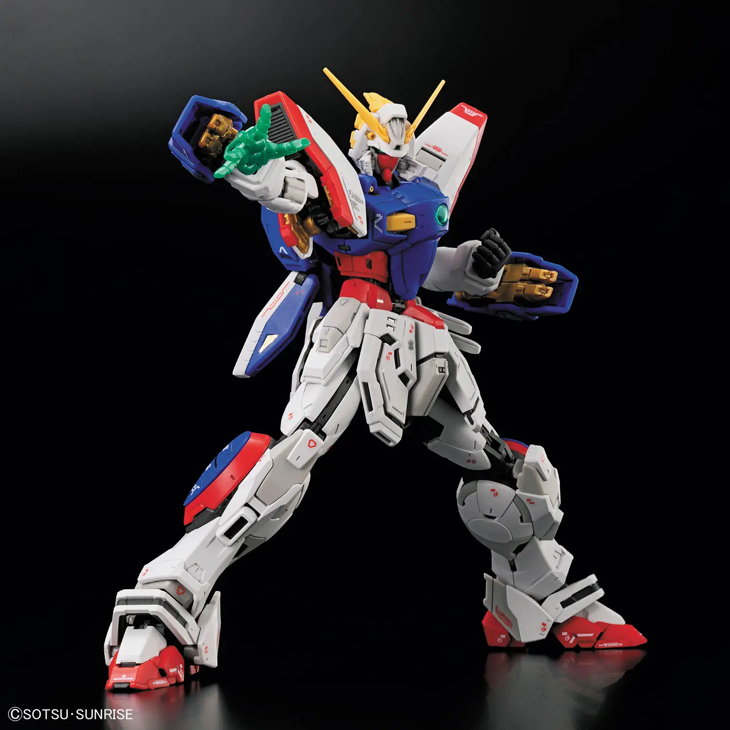 Original Genuine Model BANDAI RG 1/144 Shining Gundam Domon Kasshu's Use Assembly Action Figure Anime Figurine Collections Toys
