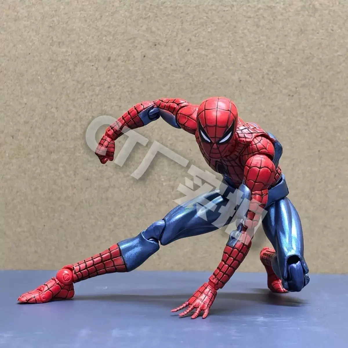 Ct Toys Spiderman Figure Mafex 075 The Anazing Spider-Man Comic Ver Mafex 185 Anime Action Figure  Model Doll Customized Toys