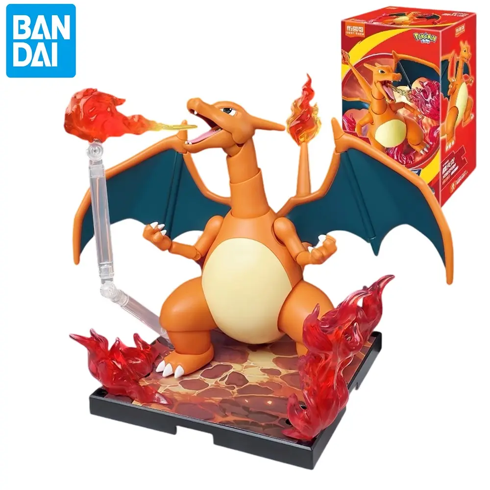 Blokees Model Pokemon Toys Assembly Model Meowscarada Ceruledge Charizard Greninja Collectible Robot Kits Models Kids Gift