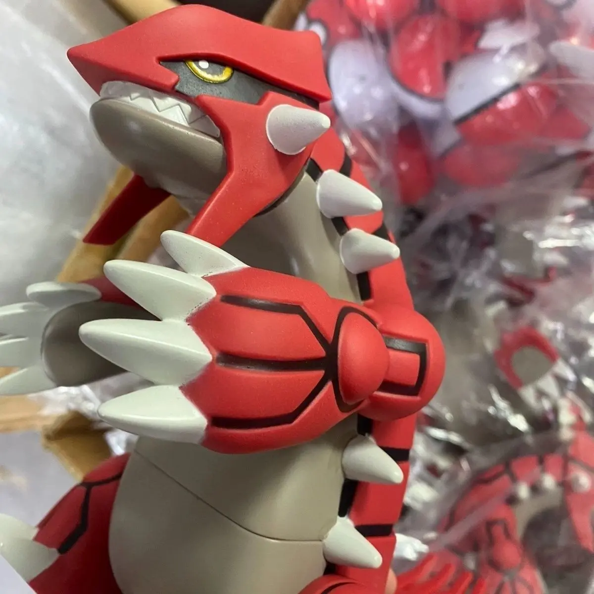 Origianl 20cm Groudon Anime Figure Legend of The Elves Figure Cute Vinyl Groudon Figurine Statue Model Doll Collection Toys Gift