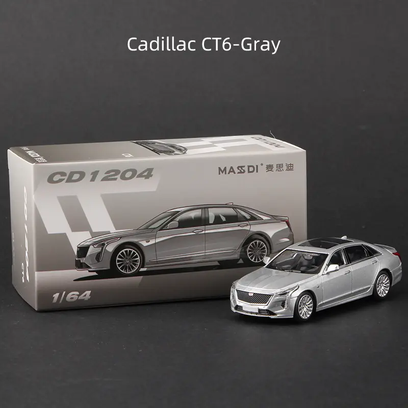 Massdi 1:64 Cadillac Escalade Car Model CT5 CT6 Alloy Miniature Diecast Vehicles Toy Collection