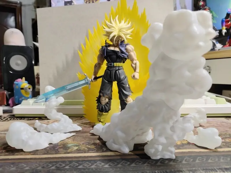 AC Toys KO   Super Saiyan Son Goku Trunks Vegeta Gohan Special Effect Accessories Dragon Ball Anime Action Figures Models  Gifts