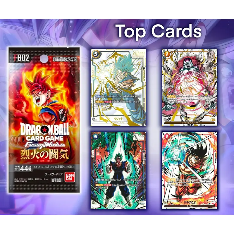 BANDAI DRAGON BALL FB01-06 Booster Packs SUPER CARD GAME Fusion World TCG Collection Card Child Toy