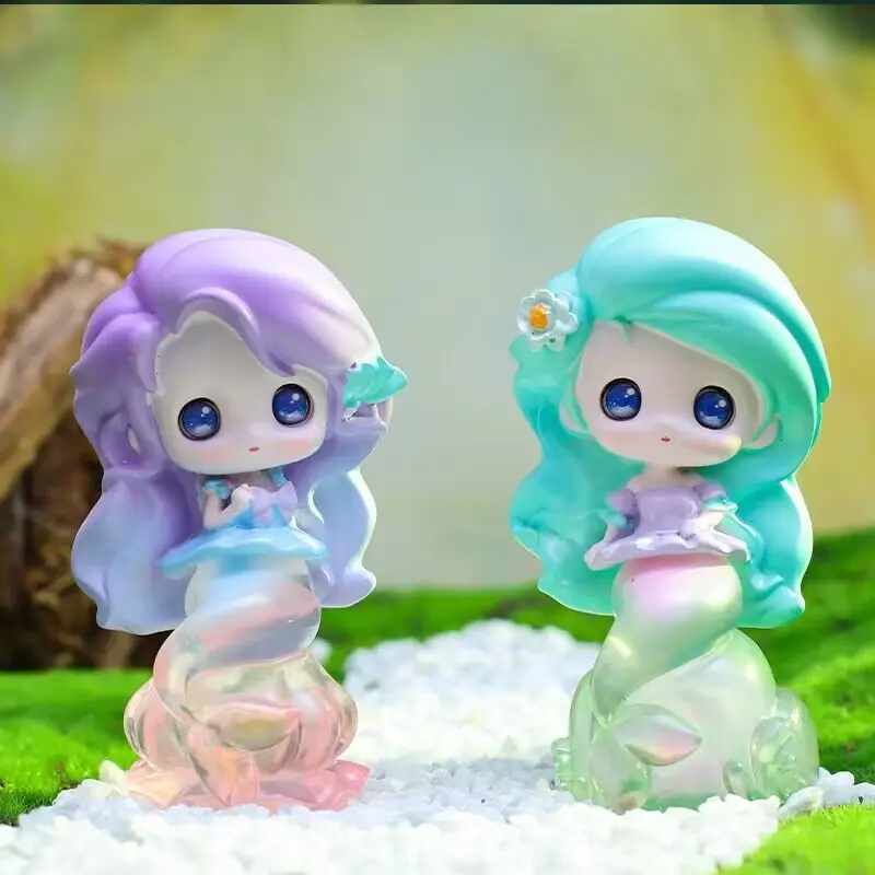 Handmade Mermaid Legend Blind Box Collectible Figurine Trendy Ornament Model Toy Perfect Birthday Gift for Students & Children