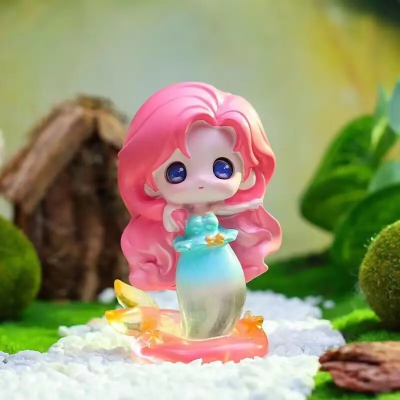 Handmade Mermaid Legend Blind Box Collectible Figurine Trendy Ornament Model Toy Perfect Birthday Gift for Students & Children