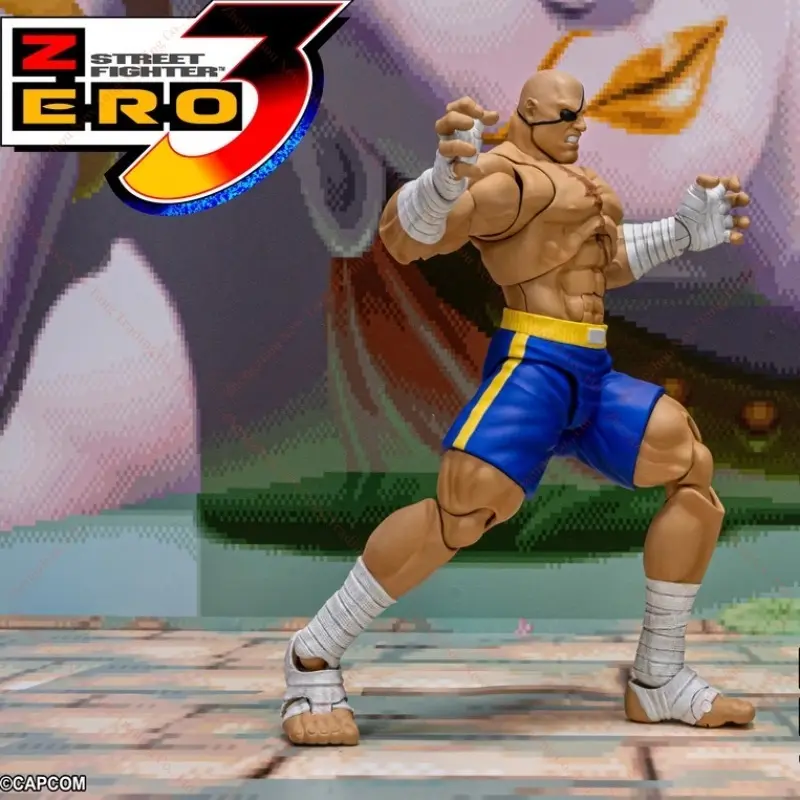 Popular Play Original Storm Toys 1/12 Street Fighter ZERO3 SAGAT Victor Shagat SFSA03 Mobile Doll Collection Gifts