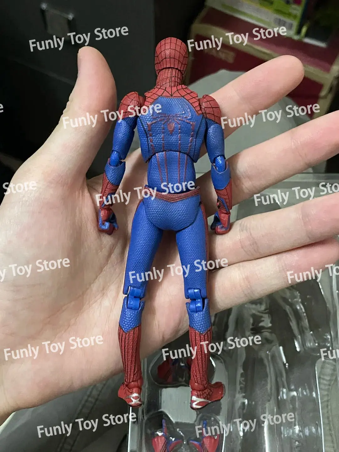 Ct Toys Spiderman Mafex 001 Peter Parker Andrew Garfield The Amazing Spider-Man Shf Anime Action Figure Figurine Customized Toys