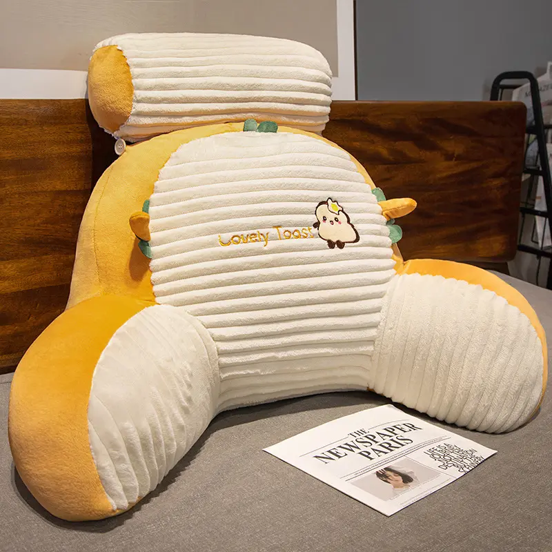 Dormitory Bed Reading and Playing Sofa Waist Support Office Bedside Cushion Large Pillow Backrest Bedside Pillow Cartoon Cute