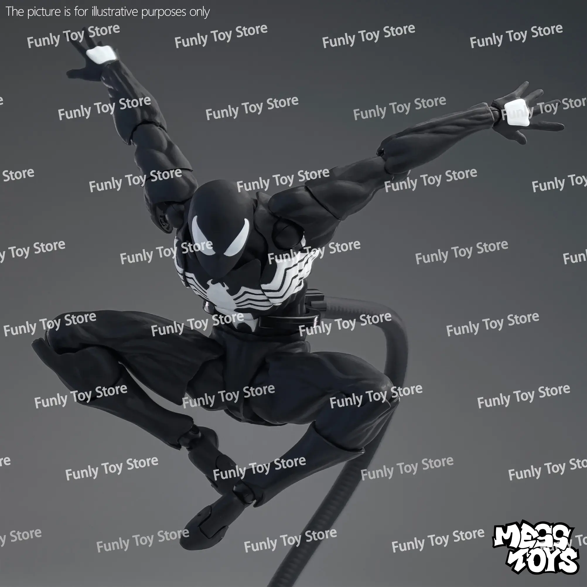 In Stock Mess Toys Spider Man Symbiote Spiderman Messtoys Scarlet Spider Black Suit Neighbor Anime Action Figure Gifts Toys