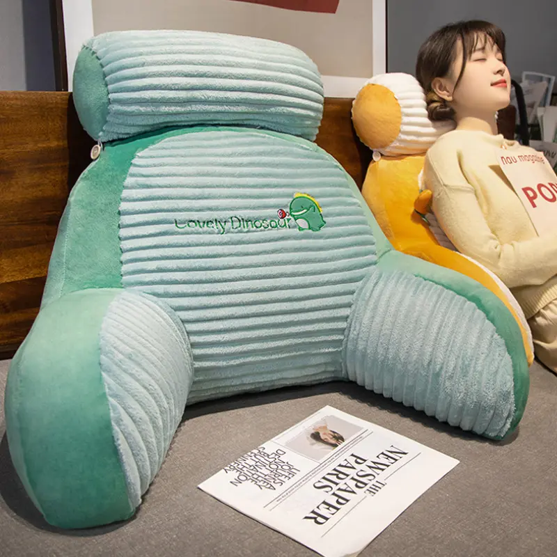 Dormitory Bed Reading and Playing Sofa Waist Support Office Bedside Cushion Large Pillow Backrest Bedside Pillow Cartoon Cute