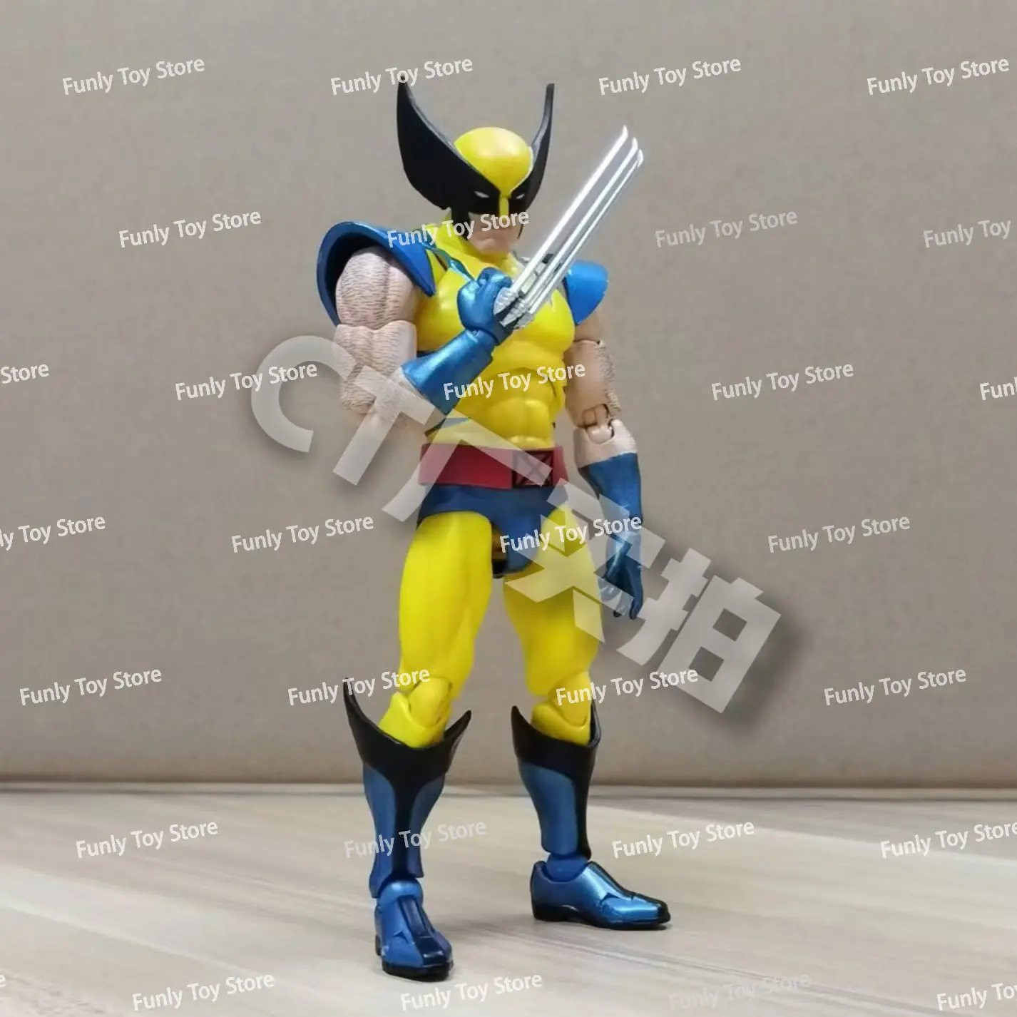 In Stock Ct Toys Wolverine Mafex 138 Brown Figure 096 Comic Ver X-Men Shf Anime Action Figure Figurine Model Custom Gifts Toys