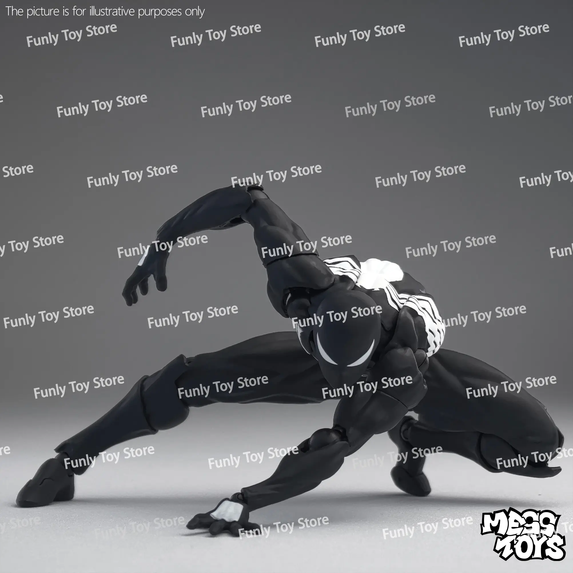 In Stock Mess Toys Spider Man Symbiote Spiderman Messtoys Scarlet Spider Black Suit Neighbor Anime Action Figure Gifts Toys