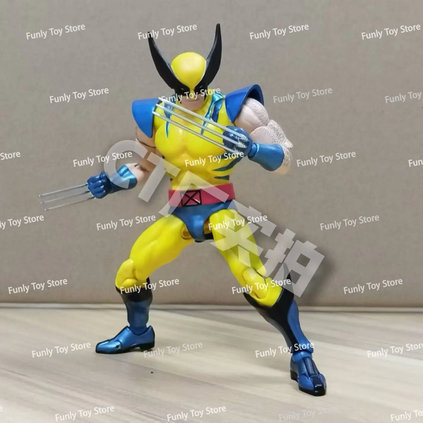 In Stock Ct Toys Wolverine Mafex 138 Brown Figure 096 Comic Ver X-Men Shf Anime Action Figure Figurine Model Custom Gifts Toys