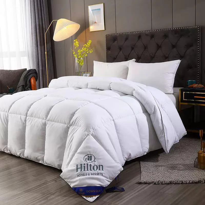 Hotel Four Seasons Quilt Warm Single Bed Feather Velvet Comforter Air-conditioner Quilts Comfortable Blanket