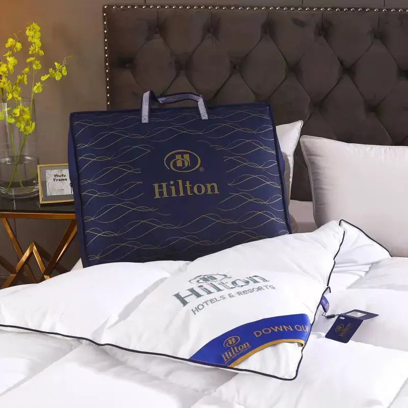 Hotel Four Seasons Quilt Warm Single Bed Feather Velvet Comforter Air-conditioner Quilts Comfortable Blanket