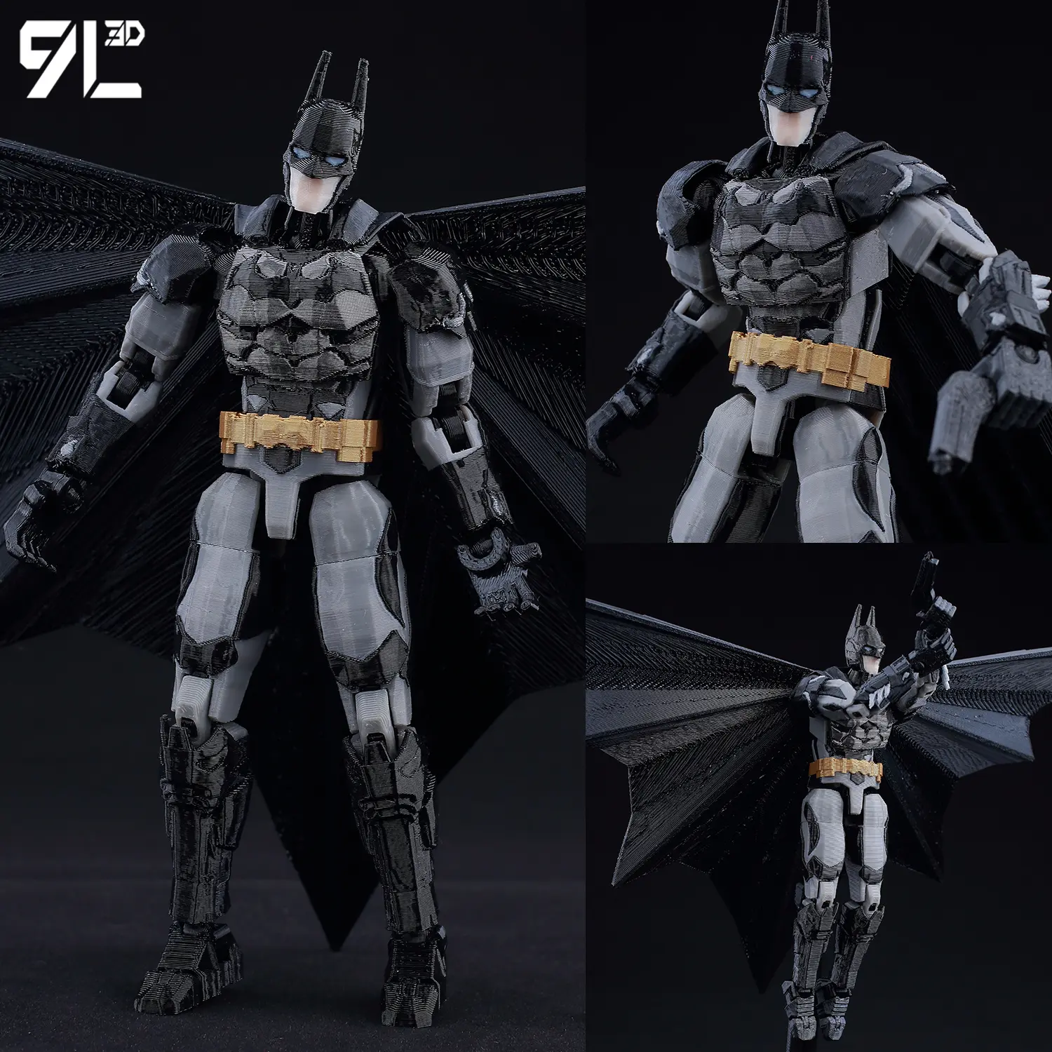 9L3D Superman Invincible Boy Batman Action Figure LUCKY13 Multi-Jointed Poseable T13 Titan13 Hero Model Dummy13 Collectible Toys