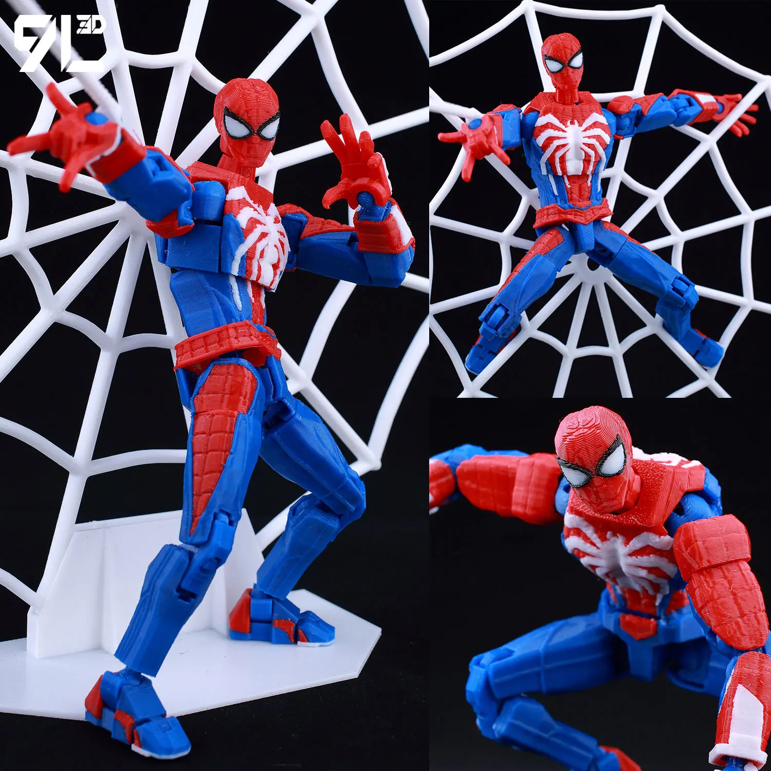 9L3D Superman Invincible Boy Batman Action Figure LUCKY13 Multi-Jointed Poseable T13 Titan13 Hero Model Dummy13 Collectible Toys