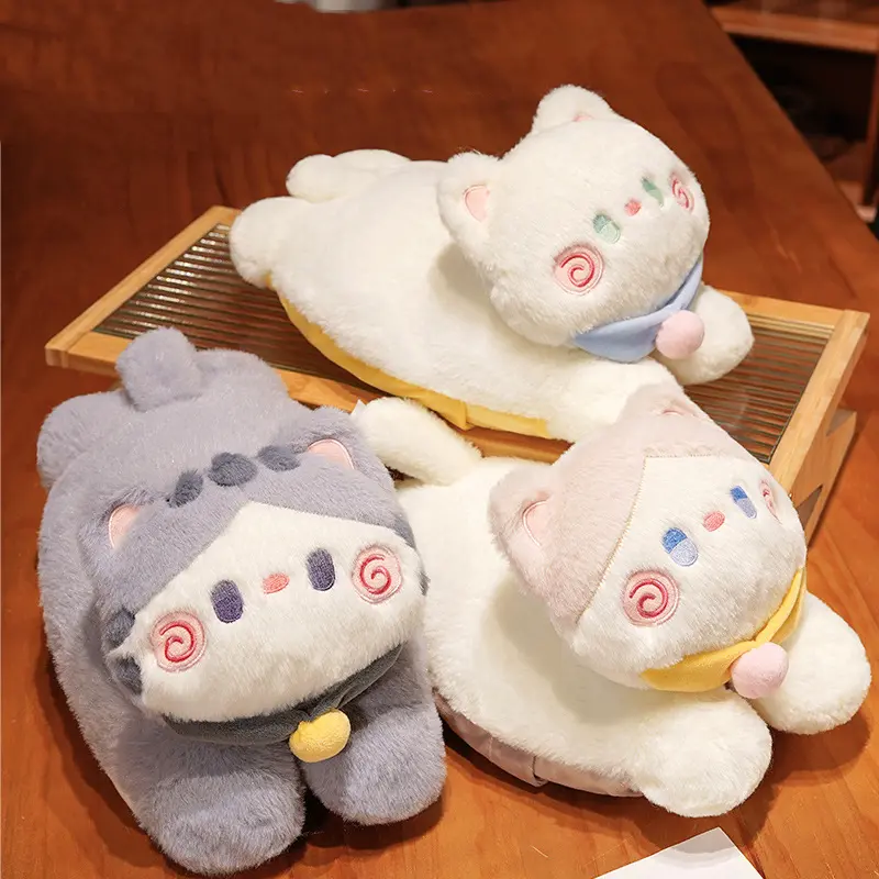 Cartoon Cute Hug Cat Hot Water Bag Detachable Hot Water Bag Cover Reusable Multi Functional Warm Hand Hot Water Bag Cover