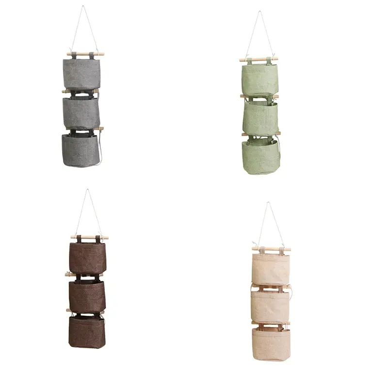 Wall Mount Storage Bags Closet Detachable Free Combination Foldable Washable Hanging Storage Bag For Room Bathroom