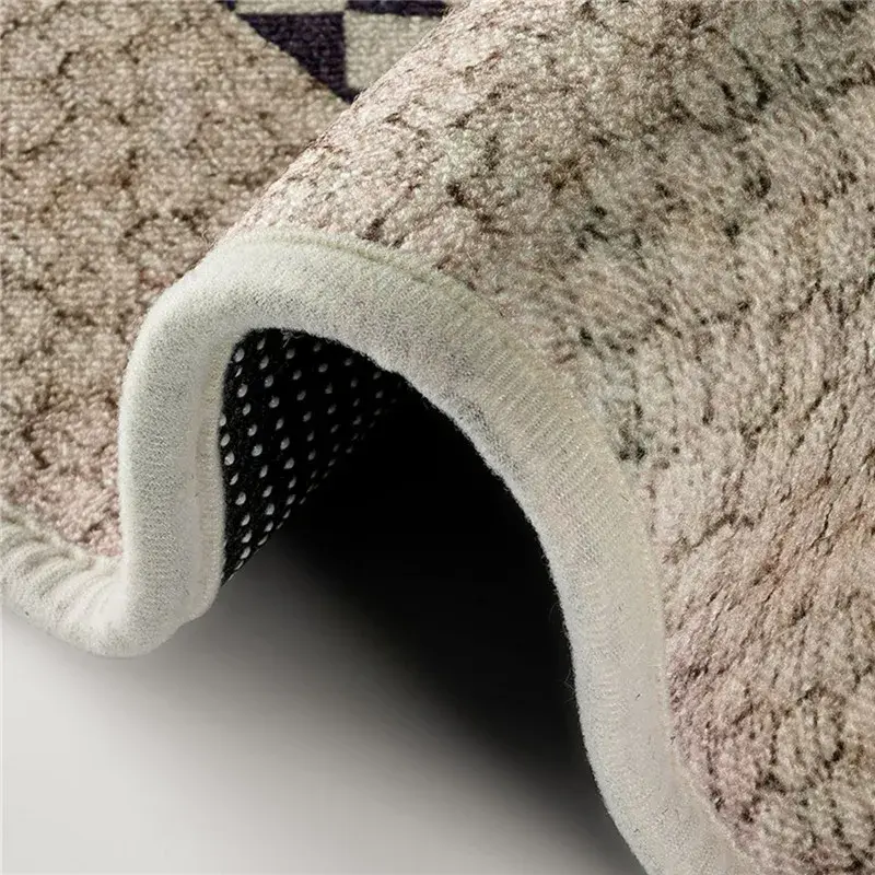 Study Swivel Chair Carpet Anti-slip Wear Floor Arched Protection Mat Office Computer Chair Bedroom Floor Mats Rug Antique Style