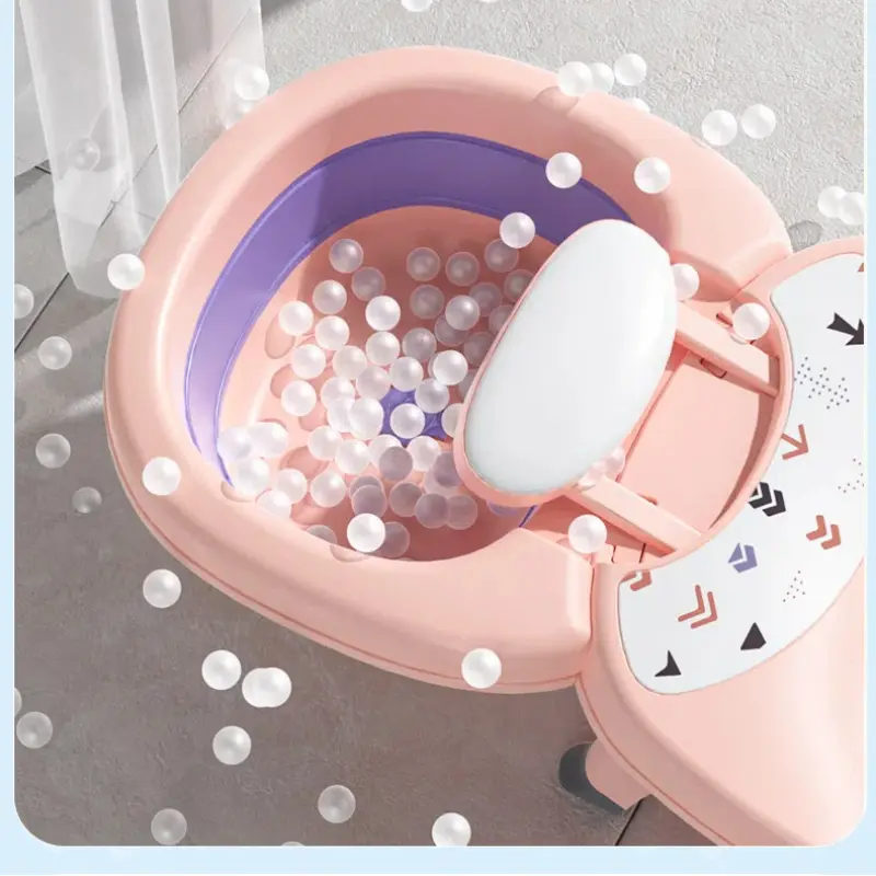 Portable Kids Shampoo Chair Foldable Salon Seat Chair With Shampoo Basin For Boys Girls Bath Product Can Sit and Adjust