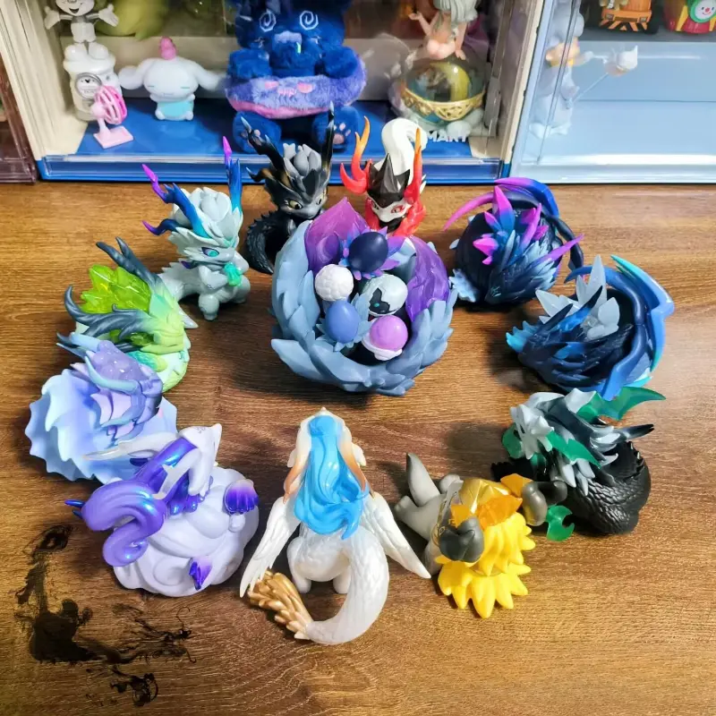 The Classic of Mountains and Rivers Together with LOONG Series Blind Box Action Figure Collectible Model Cartoon Decor Toy Gift