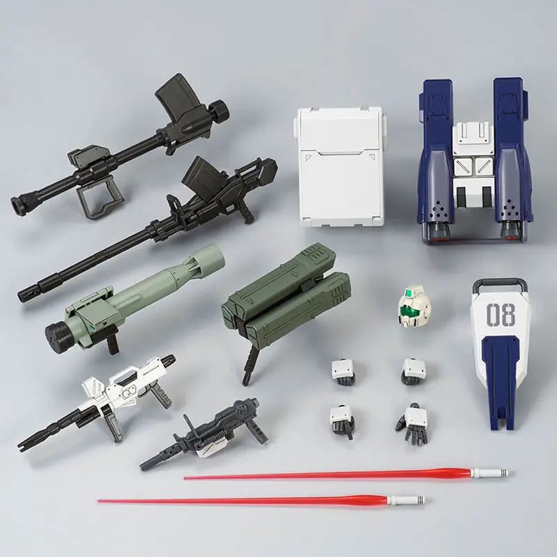 KK Model RX-79G Ground Type HGUC 1/144 Scale Airborne Backpack Parachute Assembly Action Figure Collectible Model Kit Toy Gift